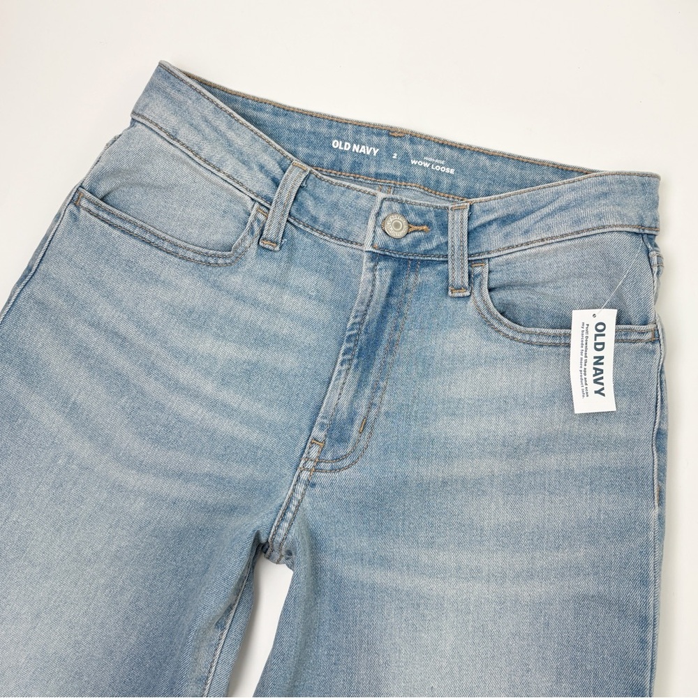 Old Navy Jeans High Rise Wow Loose NWT - Picture 3 of 10